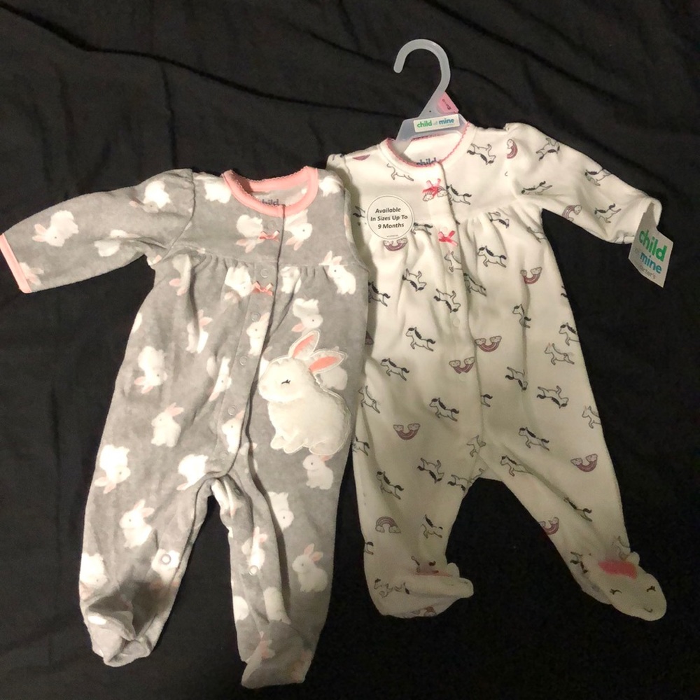 Child of Mine Fleece Footie Pjs